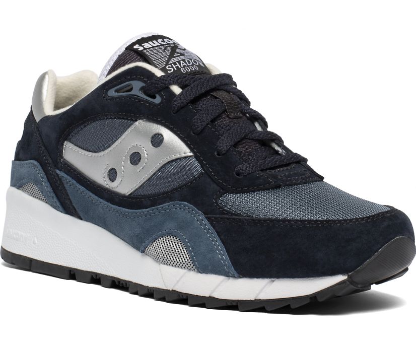 Women's Saucony Shadow 6000 Originals Navy / Silver | Singapore 070KORI